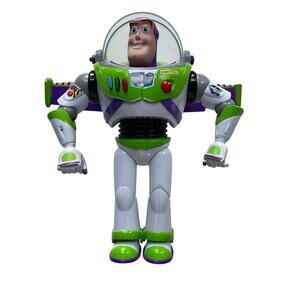 Disney Pixar Toy Story Buzz Lightyear Talking Action Figure 12” Lights Moves